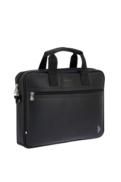 U.S. Polo Assn. Us Polo Assn 25029-25030 Laptop Bag with Shoulder Strap Briefcase Black