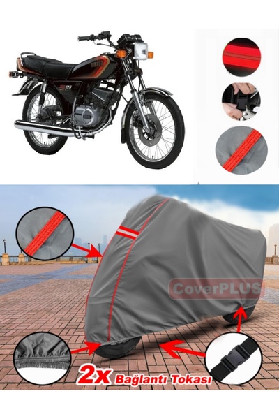 CoverPlus ياماها RX 115 القماش المشمع موتور القماش المشمع غطاء دراجة نارية خي...