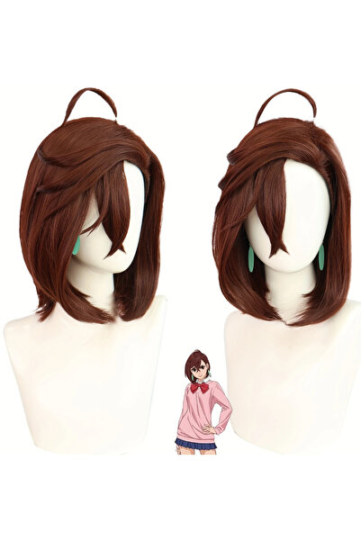 Butic Anime Cosplay Dandadan Momo Ayase Peruk Anime Kawaii Sentetik Peruk Kah...