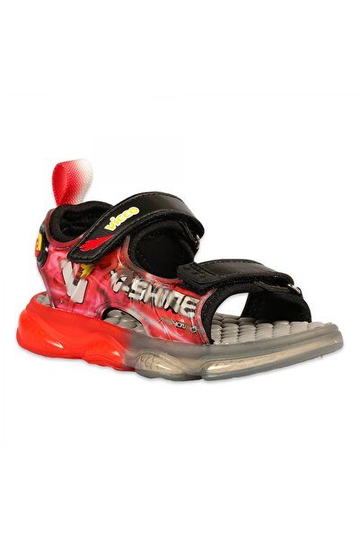 Vicco 332.b25y.255 Felipe Bebe Lighted Phylon Black-White Boys Sandals