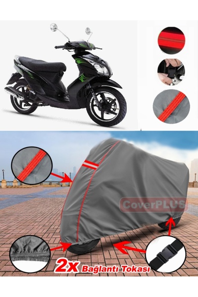 CoverPlus Arora AR 150T-15 قماش القنب موتور القماش المشمع غطاء دراجة نارية خي...