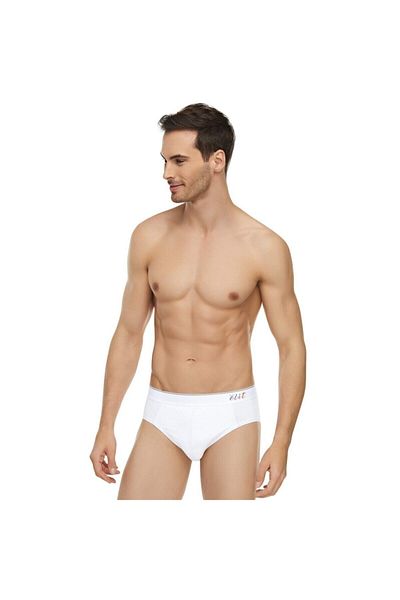 KEYAL Tutku Elit Elt1351 / Elit Elastan Incebel Belted Slip (3 Pieces) |   White