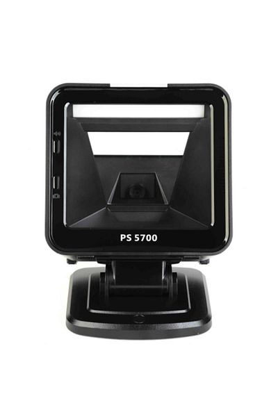 PERKON Ontech - Ps5700 2d QR Code سلكي USB سطح المكتب ماسح الباركود مع حامل