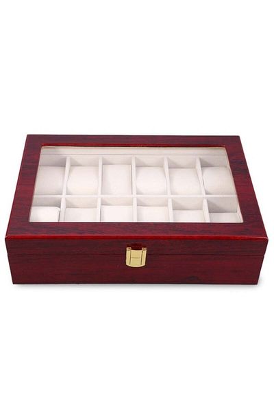 PUFO Wooden box for storing and organizing 12 watches, Premium model