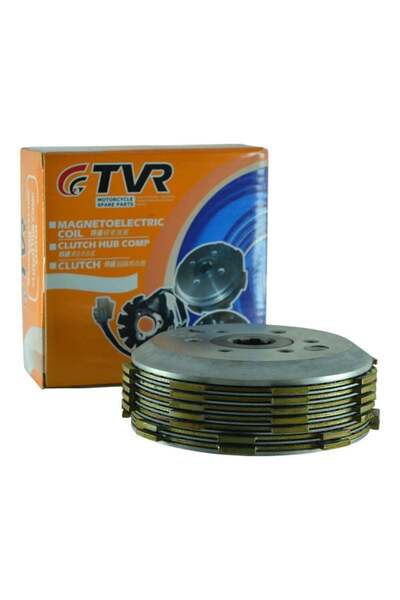 ÇELİKMOTO CG 200 DEBRİYAJ KOMPLE 6 YILDIZ 7 BALATA CTVR #Ç14026