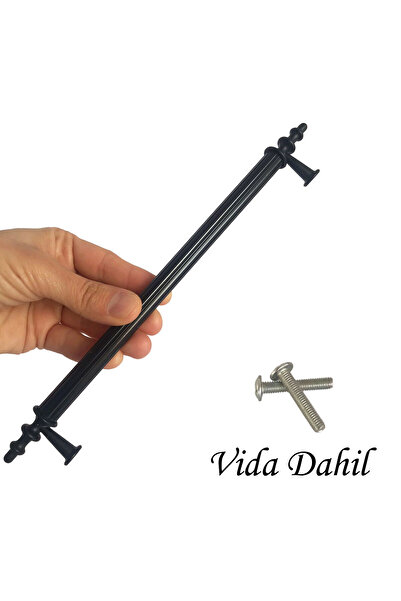 Genel Markalar EFSUN METAL KULP SİYAH 192MM 1 ADET KULP DOLAP KULP MOBİLYA KULP