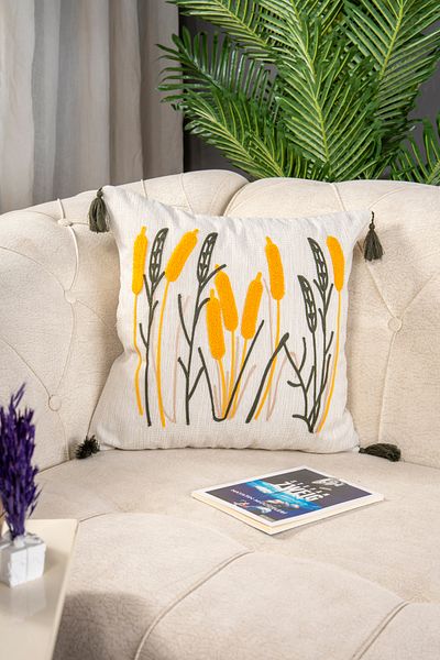 Bade Design Punch Embroidered Throw Pillow Cover Pillow Case Very Preferred