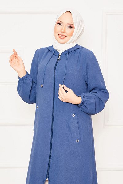 EBRUTESETTÜR Hijab Cap with Hooded Sleeves and Elastic Sleeves