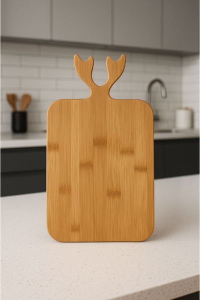 AYGÖREN HOME Wooden Deer Presentation Cutting Board
