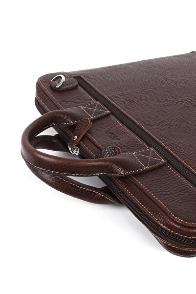 Aka Deri Brown Leather Briefcase 239 61