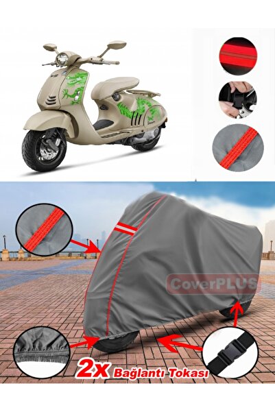 CoverPlus Vespa 946 Dragon Tarpaulin Motor Tarpaulin Motorbike Cover Tent Red...