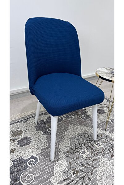 dyg home Büyük Oval Sandalye Kılıfı, Sandalye Örtüsü Kare Desen