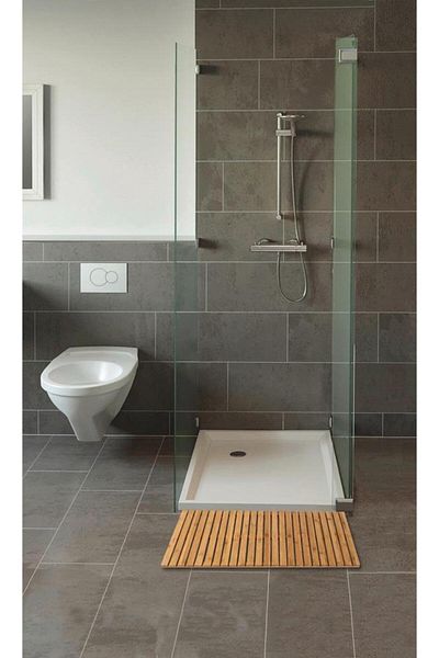 Saban Bamboo Mat Indoor and Outdoor Shower, Bathroom, Pool 100 X 50 cm