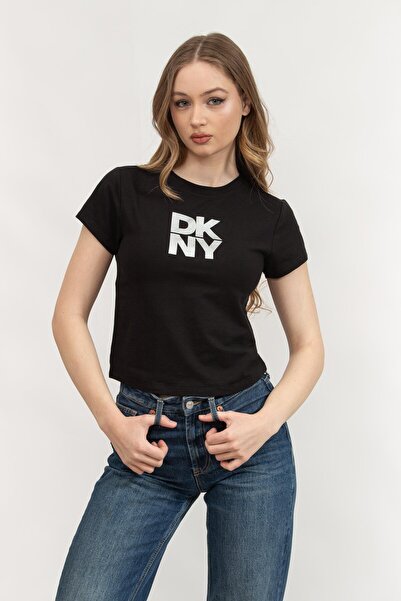 Dkny Kadın Bisiklet Yaka T-Shirt