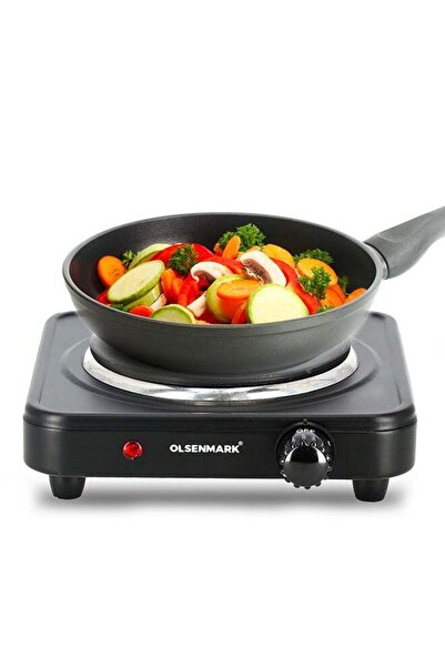Olsenmark موقد كهربائي فردي مزود بمنظم حرارة قابل للتعديل، وحماية من الحرارة ...