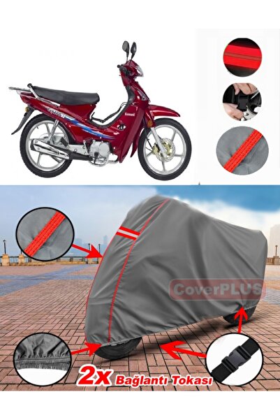 CoverPlus Kanuni Cup 100 S Branda Motor Brandası Motorsiklet Örtüsü Çadır Kır...