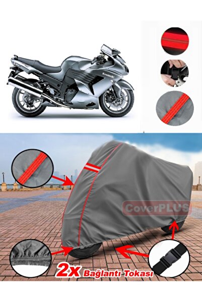 CoverPlus كاواساكي ZZR 1400 ABS القماش المشمع موتور القماش المشمع غطاء دراجة ...