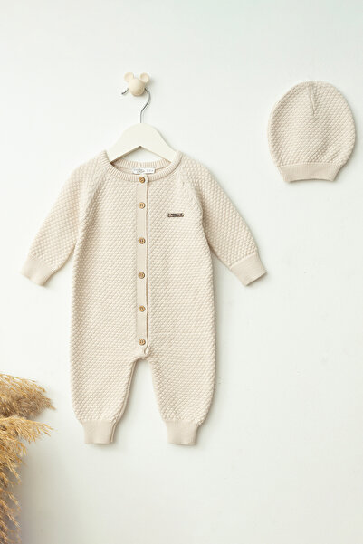 Babymio Petek Örgü Pamuk Tulum