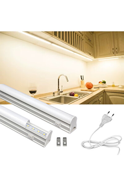 burul 60 Cm Gün Işığı Led Bant Armatür Floresan Aç Kapa Butonlu Ve Fişli Sb-6528