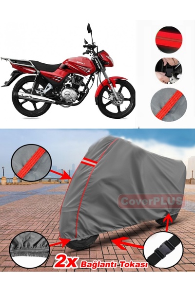 CoverPlus يوكي فورزا 170 قماش القنب موتور القماش القطني غطاء دراجة نارية خيمة...