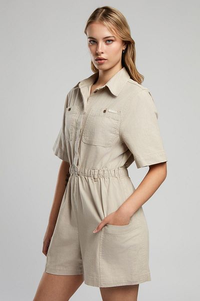 Lee Cooper بذلة نسائية منسوجة من بريسا