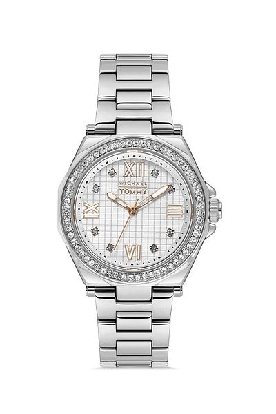 MICHAEL TOMMY Steel Women's Wristwatch - Mt- 325007 L-Bb33
