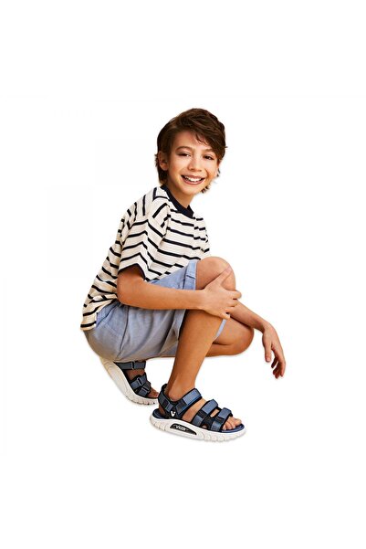 Vicco 332.P25Y.212 Cube Booties Phylon Navy Blue Kids Sandals