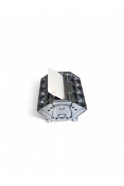 MARMORİS V8 Motor Bloğu Masa Süsü Ve Organizeri V8 Motor Kağıt Ve Kartvizitlik