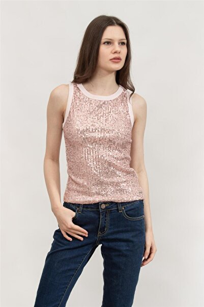 Guess Kadın Bisiklet Yaka T-Shirt