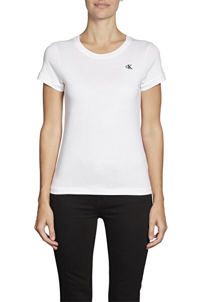 Calvin Klein Kadın Slim Organik Pamuklu T-shirt