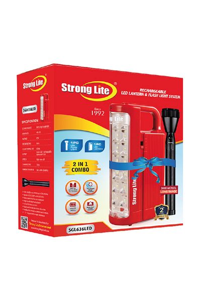 Strong Lite SGL636LED EMERGENCY LIGHT 2IN 1 RECHARGEABLE