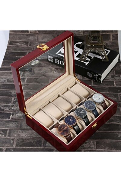 PUFO Wooden box for storing and organizing 10 watches, Premium model