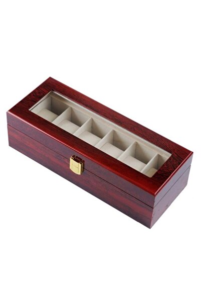 PUFO Wooden box for storing and organizing 6 watches, Premium model