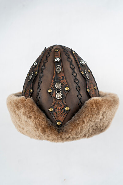 By Sağdıç Osmanlı Kostümleri Deri Börk - Osman Gazi