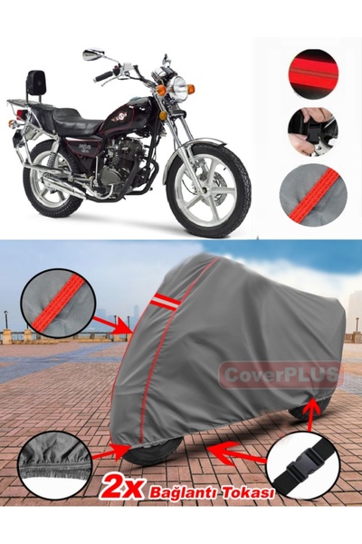 CoverPlus Kanuni Seyhan 251c القماش المشمع غطاء دراجة نارية القماش المشمع خيم...