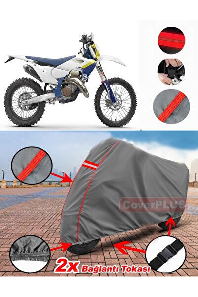 CoverPlus Husqvarna Te 250I Tarpaulin Engine Tarp Motorbike Cover Tent Red St...