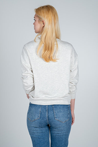 SCREENSHOT Kadın Sevimli Ayıcık Baskılı Sweatshirt / Rahat ve Şık Tasarım / Farklı Renk Seçenekleriyle