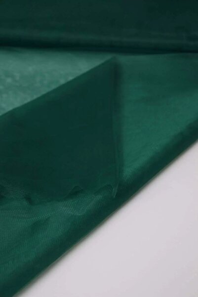 Çaparsoy Zümrüt Yeşili Hayal Tül Kumaş-1K34