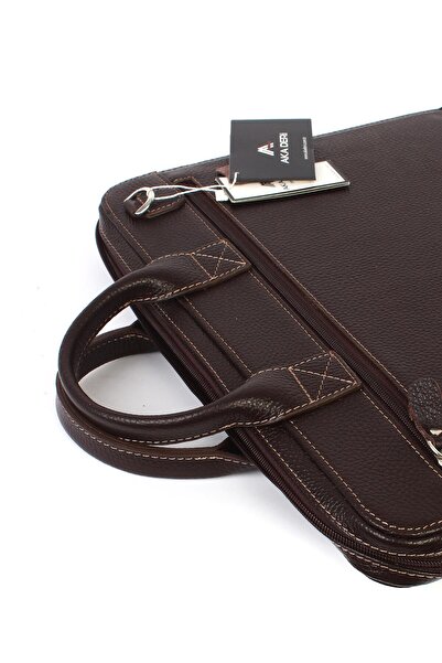 Aka Deri Brown Leather Briefcase 239 4