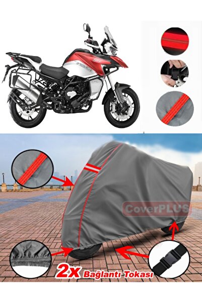CoverPlus Qj Srt550 X Tarpaulin Motor Tarpaulin Motorcycle Cover Tent Red wit...