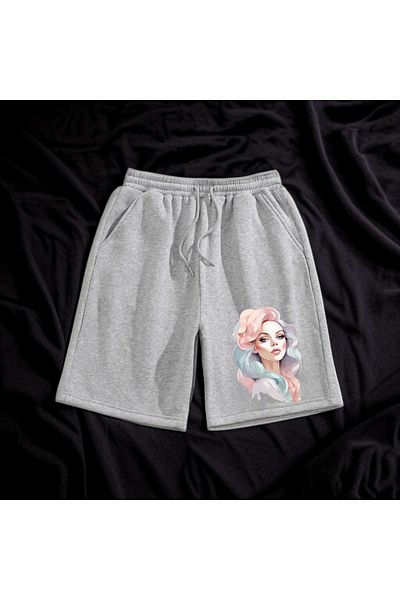 belean Printed Women's Regular Shorts Sweat-Wicking Summer Home Casual Shorts