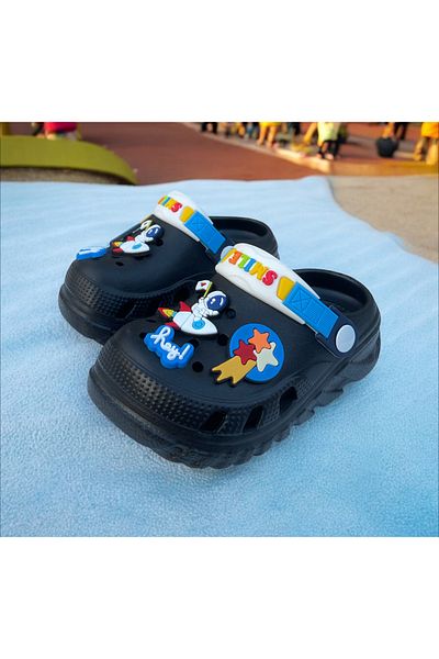 Hızlı Al Boy Sandals Slippers. Non-Slip Sole Suitable for Daily Use Boy Sandals Slippers