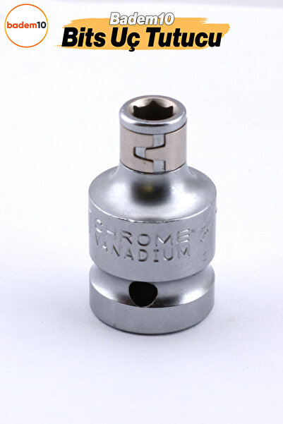 Badem10 Bits Uç Tutucu Tutma Adaptörü 1/2" Lokma Kol Uzatma Adaptörü Aparatı ...