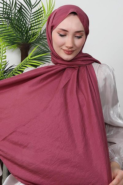 GİYZAMİLA Brisa Shawl Dark Pink