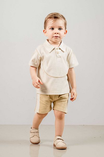 bombe Baby Kids Natural Cotton Comfortable 2-Piece Set Trend Fashion Bottom Top Set