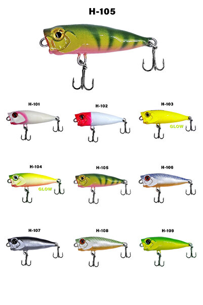 Hergele Balık Hergele Popper 3,3gr, 40mm, Lrf Su Üstü Maket Balık Rapala Yem