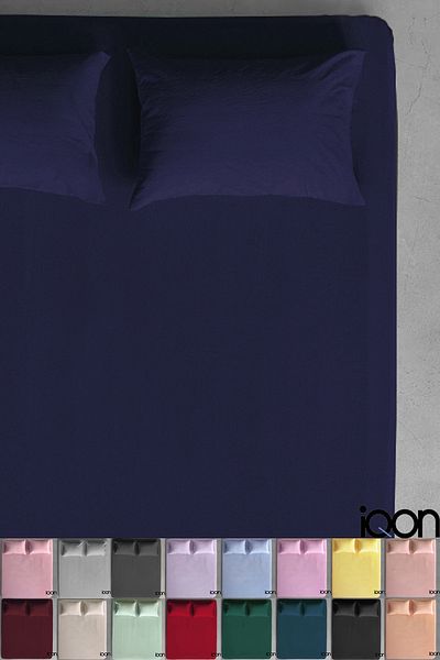 İQON Ranforce Woven Fitted Sheet Set Single - 21 Colors