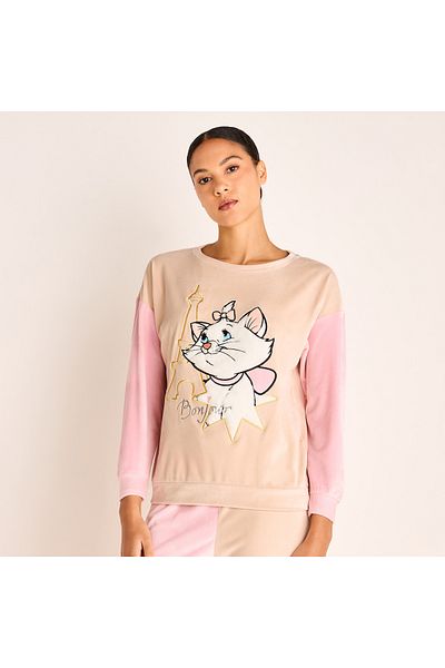 FAV Marie Print Long Sleeve Sweatshirt and Elasticated Joggers Set