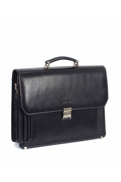 Aka Leather Navy Blue Classic Briefcase 270 62