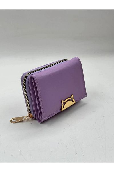 Esila Sirius Women's El Wallet with Cat Figure